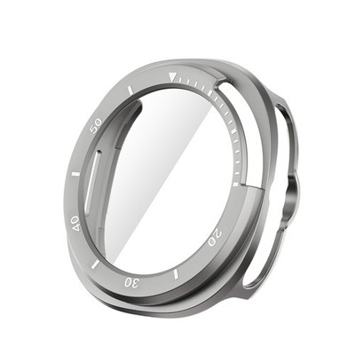 For Samsung Galaxy Watch 8 Classic PC+Glass Screen Protector Full Case Cover