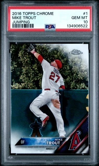 Topps Mike Trout 2016 Season Baseball Sports Trading Cards
