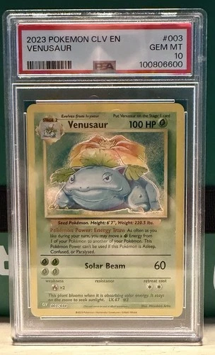 Venusaur 003/034 Trading Card Game Classic Holo -PSA 10