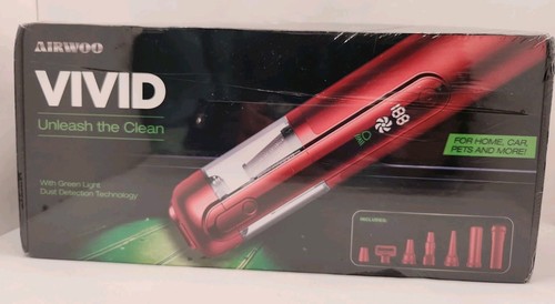 Aspirapolvere e soffiatore manuale cilindro Airwoo Vivid Clean NUOVO Rosso - Foto 1 di 6