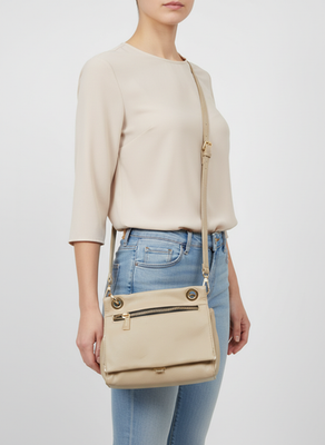 Borsa a mano versatile in tinta una da donna, Borsa a tracolla di grande capacà in pelle PU Malist con decorazioni in sciarpa di seta, Borse per la spesa leggere di grande capacà per il lavoro