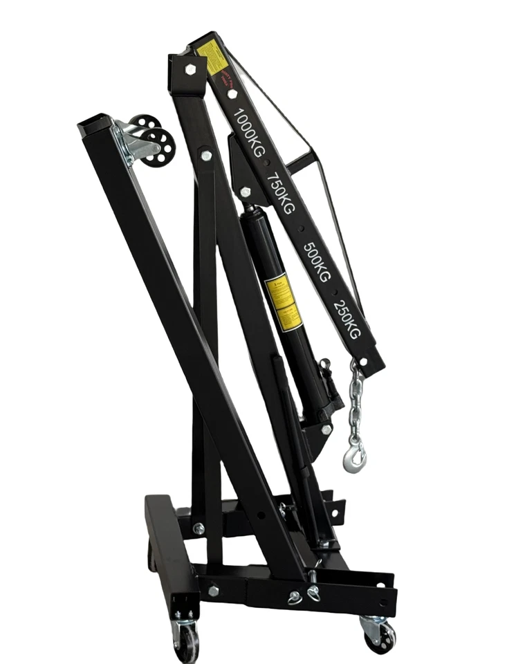 Mechanics 1 Ton Professional Folding Engine Crane Hoist Lift - Image 2 of 3