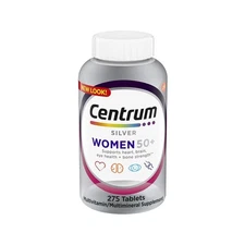 Centrum Silver MultiVitamin MultiMineral Complete Vitamin 275 Tabs Women Over50+