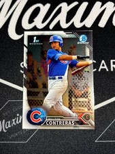 2016 Bowman Chrome Prospects Willson Contreras RC #BCP16 1st Bowman Rookie Card. rookie card picture
