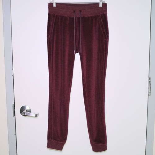 LULULEMON - W5CA6S Burgundy Warm Down Jogger *Velour Pants Sweatpants - Womens 6
