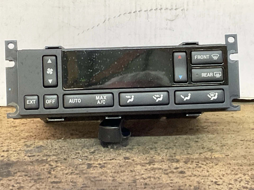Lincoln Continental 1998-2002 calefacción aire acondicionado interruptor de control de clima pieza original digital Foto 2 de 4