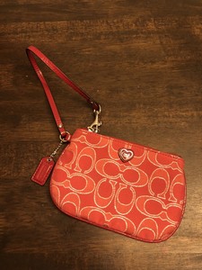 silver wristlet purse