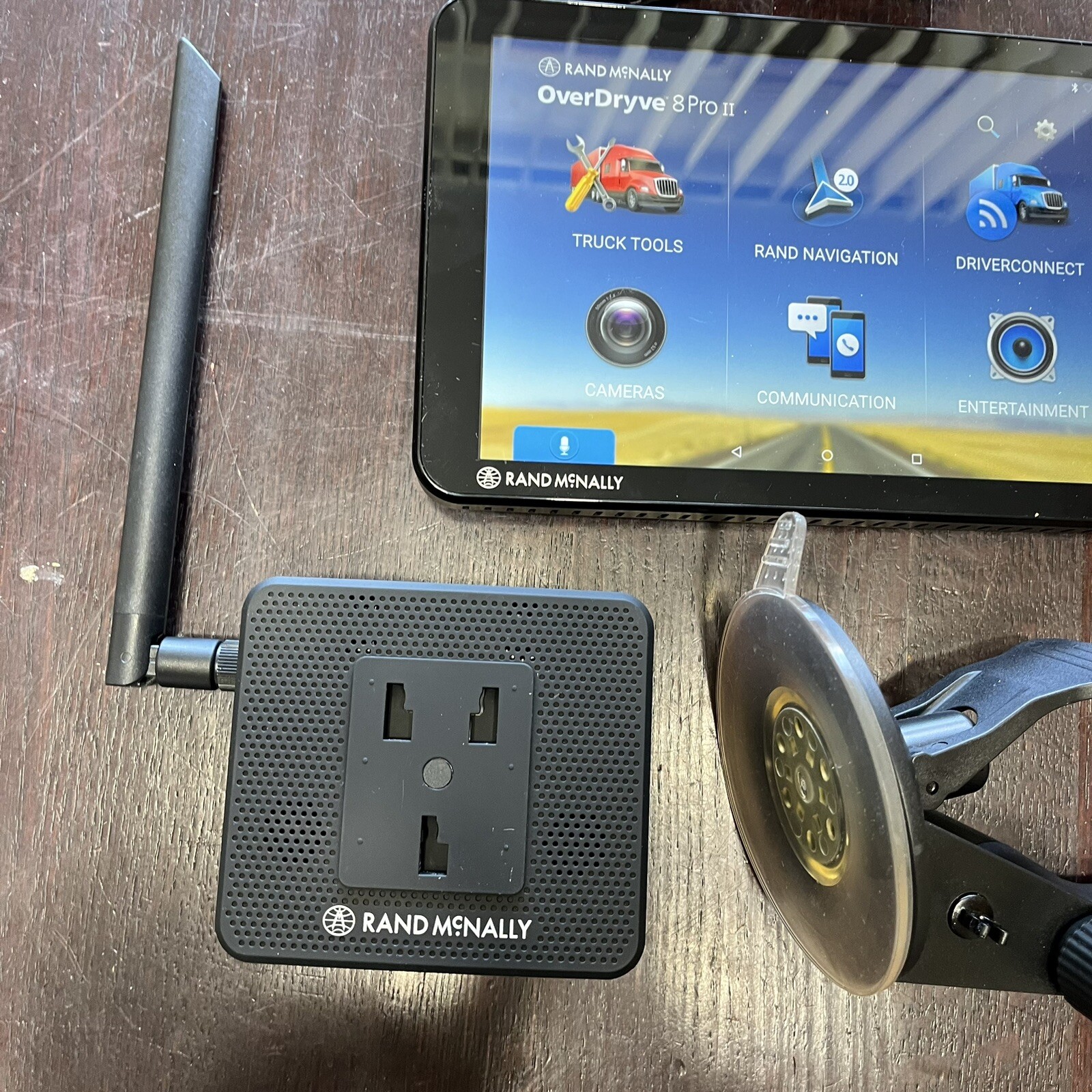 Rand McNally Overdryve 8 Pro II 2 Truck 8" Screen 2.0 Navigation GPS *LOOSE CAM* 70609023588 eBay