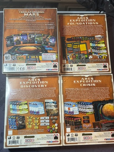 Terraforming Mars: Ares Expedition w/ Discovery, Foundations, & Crisis Exp - New - Picture 8 of 10