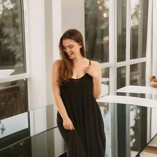 Maxi Dress Plus Size Women's 1X 2X 3X Pockets Beach Pool Vacation 