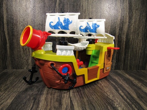 Fisher Price Little People Lil' 2005 barco pirata niño barco del tesoro descontinuado - Imagen 8 de 17