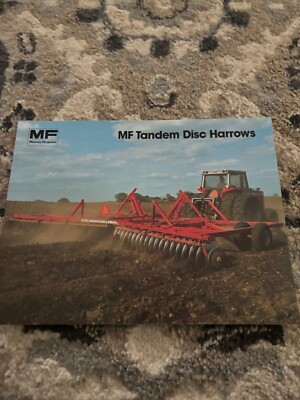 Massey Ferguson Tandem Disc Harrows For 1981 Brochure FCCA25