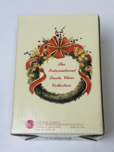 International Santa Claus Collection African American Santa Figurine in Box - Picture 2 of 11