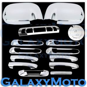 Chrome-Mirror-4-Door-Handle-Tailgate-3rd-Brake-Gas-Cover-For-Dodge-Ram-1500-2500