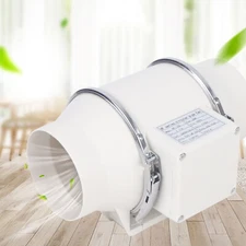 4 Inch Inline Duct Exhaust Blower Fan Tube Ventilation Fan Extractor 220CFM