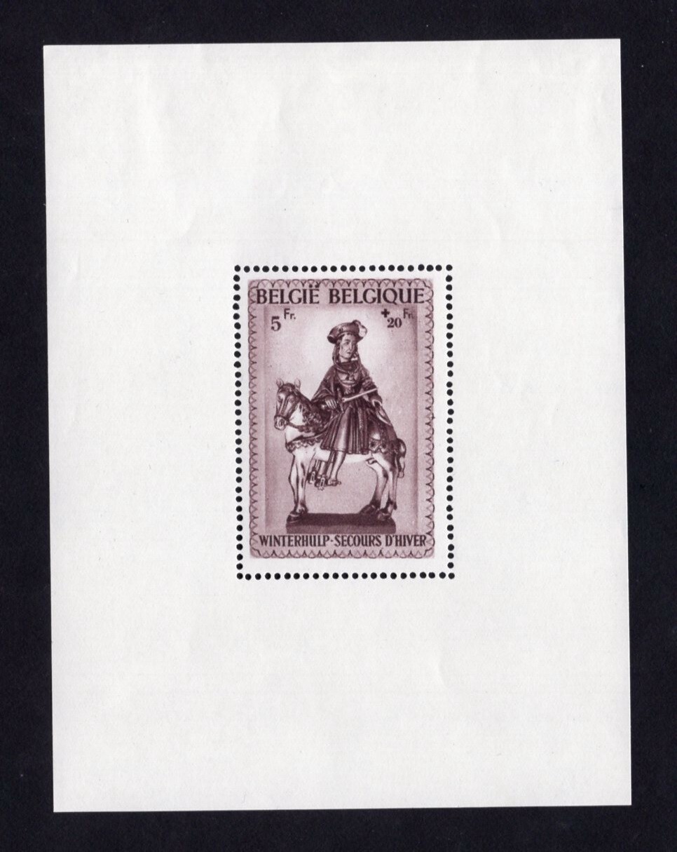 Belgium 1942  block of stamps Mi#bl.15 START10%ONLY MH CV=42$