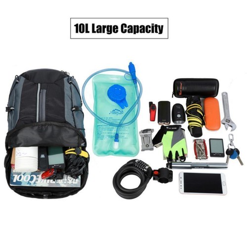 Bicycle Bike Bags 10L Portable Waterproof Road Cycling Water Bag Outdoor Sport  - Picture 5 of 23