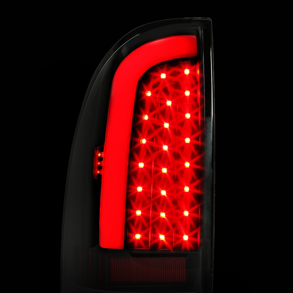 ACANII For Smoked 2005-2015 Toyota Tacoma TRD [LED Tube] Tail Lights Brake Lamps 05-15 In | Whizz