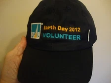 PG&E PG And E Earth Day Quail embroidered Hat Navy Snapback Adult Hat