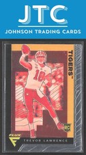 2021 Panini Chronicles Draft Picks #232 Trevor Lawrence Flux Base Silver