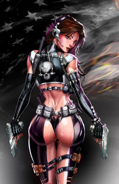 White Widow #8 PUNISHER Cvr F Jamie Tyndall VIRGIN - LTD 60