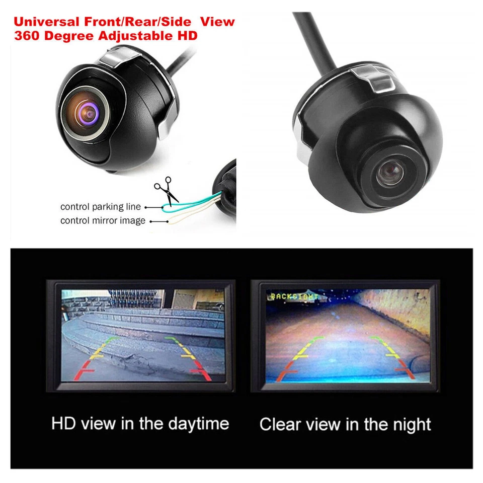 170 Degree Viewing Angles Car Rear View Camera Kit For Car/Truck/RV/Mini-van - Image 2 of 4