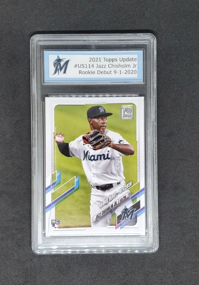 Jazz Chisholm Jr. 2021 Topps Update Rookie Debut Card #US114