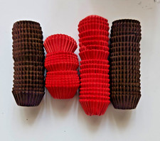 500x Mini Chocolate Paper Liners Baking Cupcake Cases Muffin Cake UK Stock
