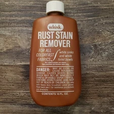 Whink Rust Stain Remover Vintage 10 fl oz Bottle 70% FULL Rare Sinks And Toilets