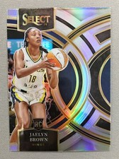 Jaelyn Brown RC 2024 Panini Select WNBA Silver Premier #181 DALLAS WINGS