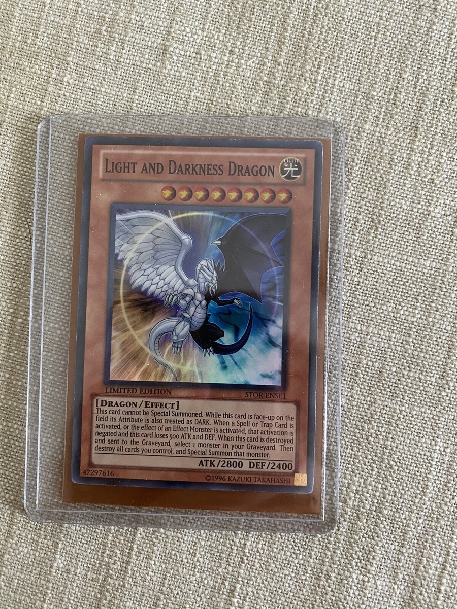 yugioh light and darkness dragon LIMITED EDITION SECRET RARE yugioh light and darkness dragon LIMITED EDITION SECRET RARE