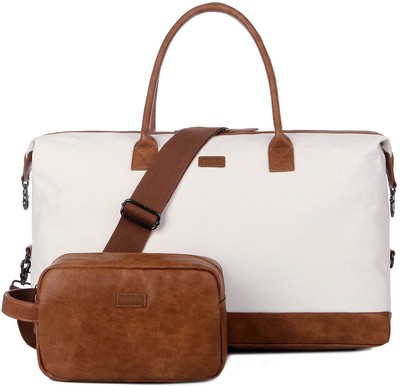 Damen Canvas Weekender Reise Sport Seesack Handgepäck Reisetasche Große Krank...