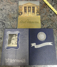 3 UNR University of Nevada Reno 1950-51-52 Yearbooks 3 Books