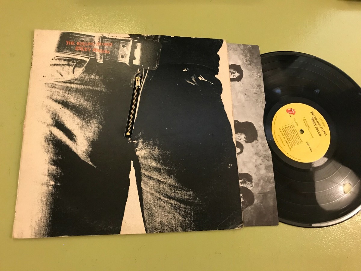 the rolling stones sticky fingers Real Zipper warhol LP '71