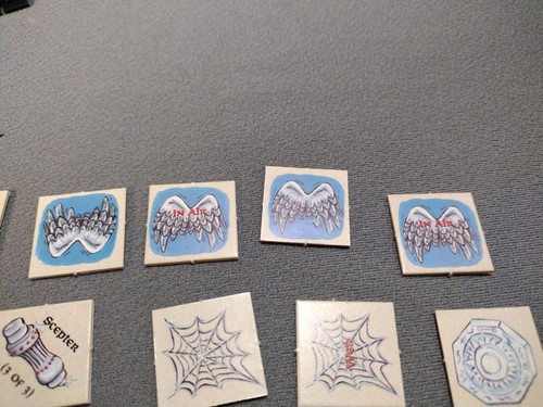 Dragon Strike Board Game 1993 Complete Set 43 Replacement Cardboard Markers - Picture 6 of 11