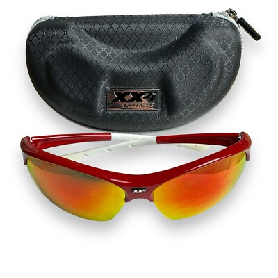 XX2i Optics France1 Fire Engine Red with Red Flash Lens Running & Cycling