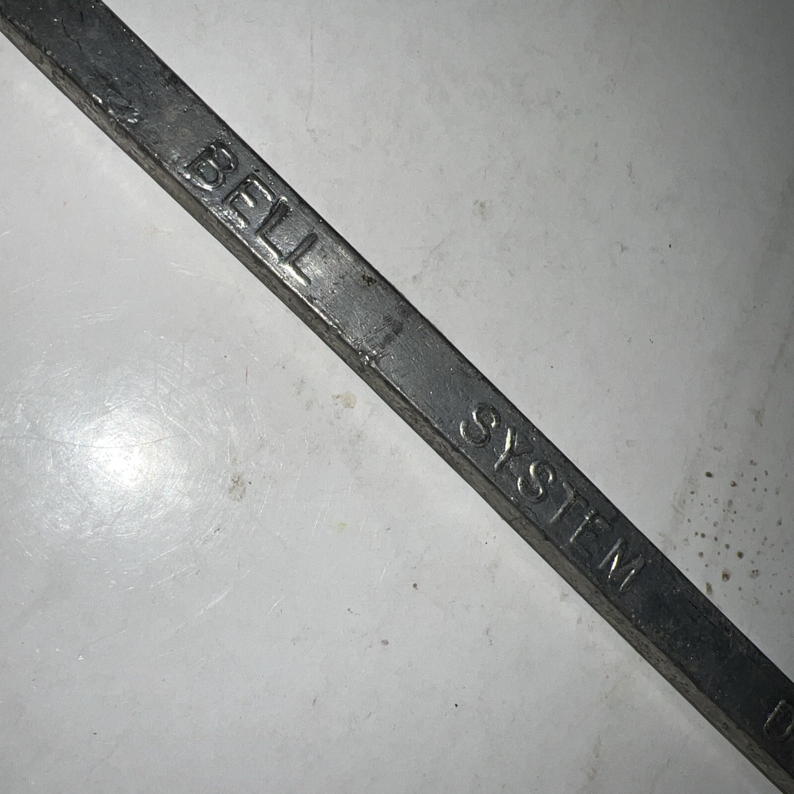 Vintage Bell Systems Wiping Solder Bar 12” Ingot Advertising eBay