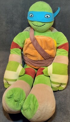 NICKELODEON TEENAGE MUTANT NINJA TURTLES Leonardo Blue 24'' PLUSH Stuffed Animal