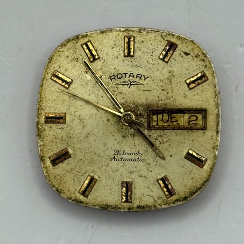 25.9mm Vintage Rotary ETA 2830 Automatic Partial Watch Movement PARTS REPAIR - Picture 2 of 8