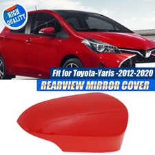 Tappo copri specchietto retrovisore destro per Toyota Yaris 2012 2013 2014 2015-2020 rosso B