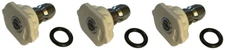 3PK Pressure Washer 1/4 QC Nozzle Tips, 40°, White, 8 GPM  (6 Month Warranty)