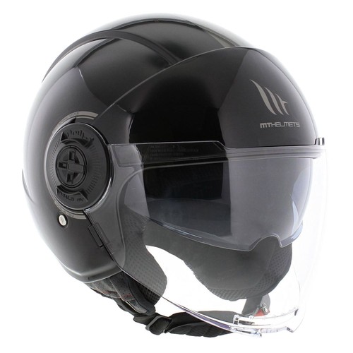 MT Jet Viale S casco negro brillante - Imagen 7 de 7