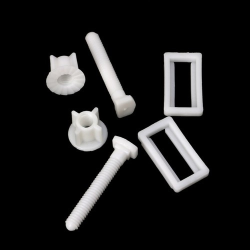 1 Pair Toilet Seat Hinge Bolts Screw Fixing Fitting Kit Toilet Seat Repair Parts - Picture 5 of 7