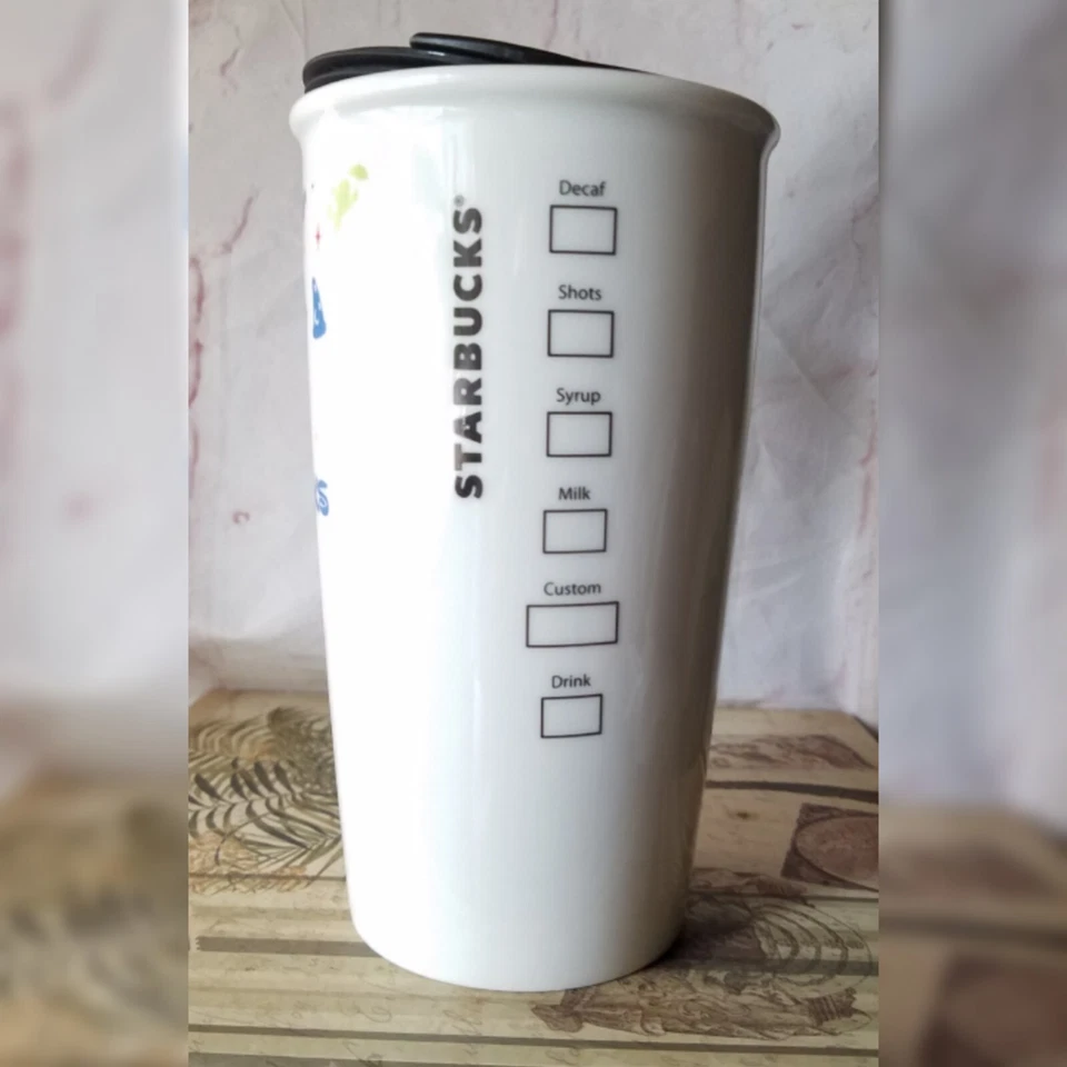 Taza Disneyland porcelana Starbucks parques Disney Foto 2 de 4