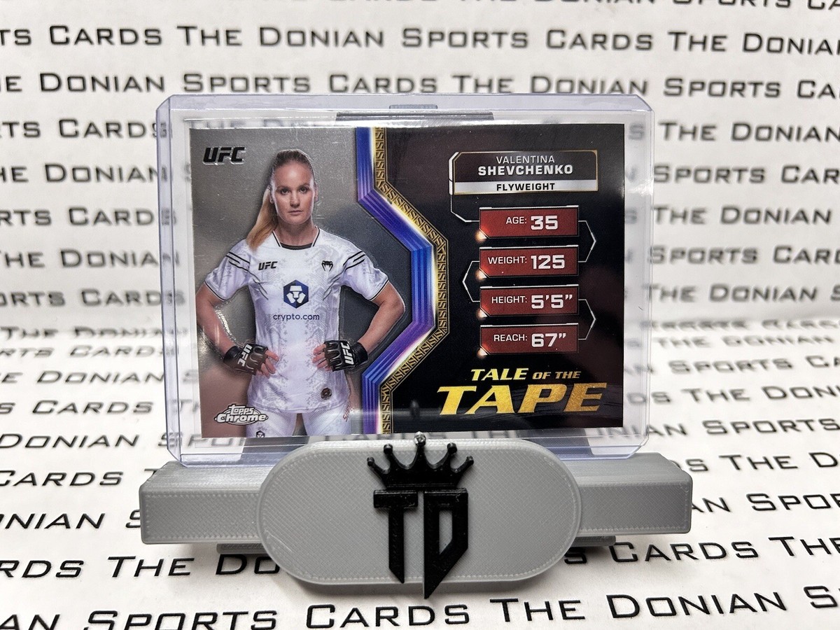 2024 Topps Chrome UFC Tale of the Tape TFT-29 Valentina Shevchenko