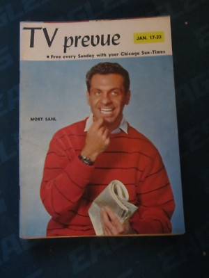TV Prevue Magazine Regional TV Guide January 1960 Mort Sahl Future Lies Ahead