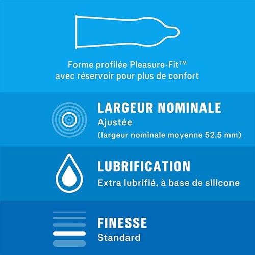 DUREX - PRESERVATIFS LUBRIFIÉS LOVE - FACILE & RAPIDE A METTRE - PAR 6 - Picture 2 of 3