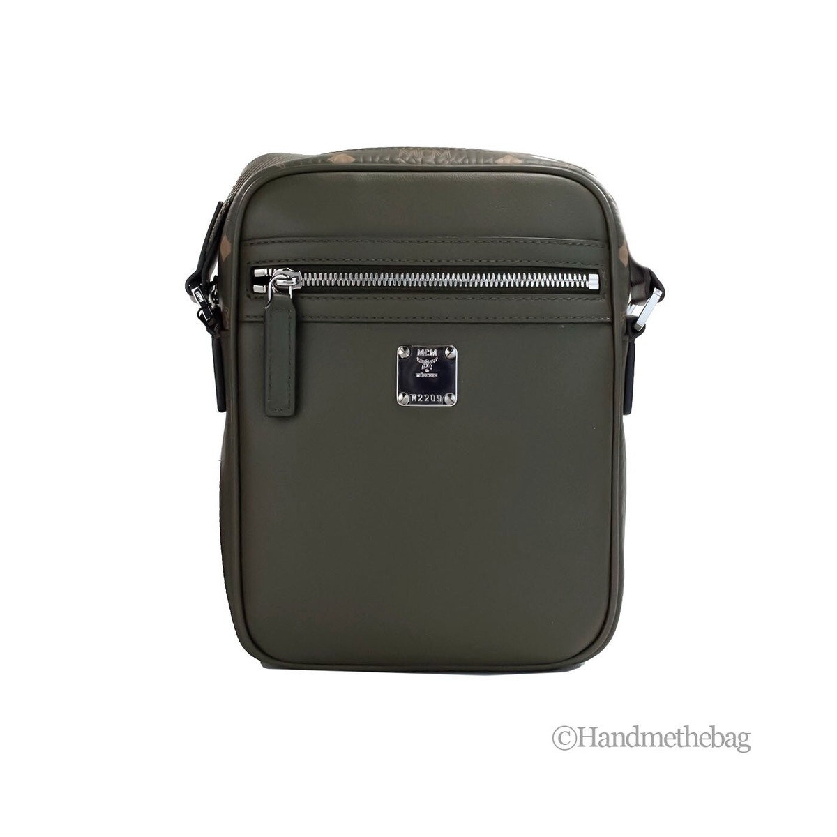 MCM Visetos Leather Camera Crossbody Bag | eBay