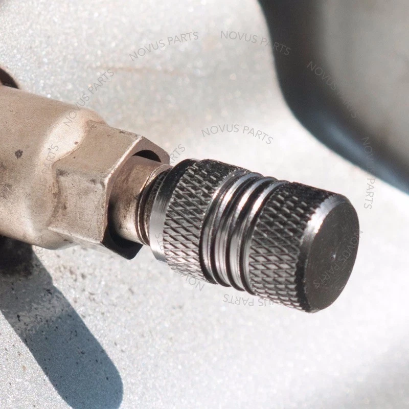 Para Mercedes-Benz SL500 S500 S600 4 peças válvula antiderrapante tampa haste arma aro de metal - Imagem 3 de 4