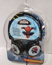 Spiderman Stereo Headphones Kids Boys Girls EarPhones Wired 3.5mm, Over The Ear